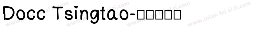 Docc Tsingtao字体转换
